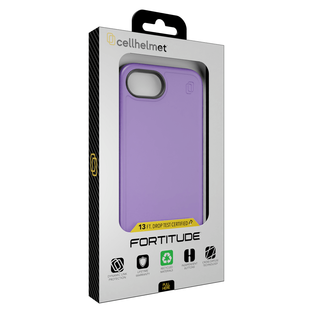 Wholesale cell phone accessory cellhelmet - Fortitude MagSafe Case for Apple iPhone 16e - Lilac
