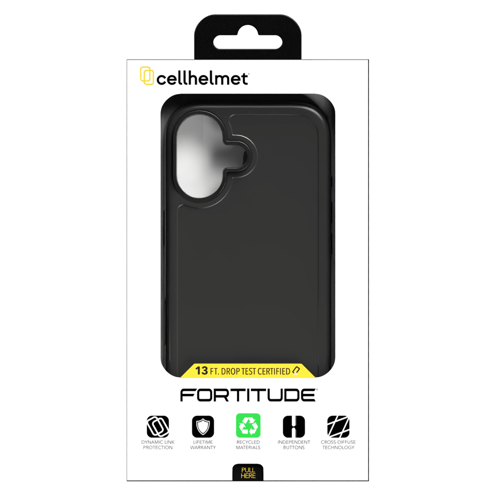 Wholesale cell phone accessory cellhelmet - Fortitude MagSafe Case for Apple iPhone 17 - Black