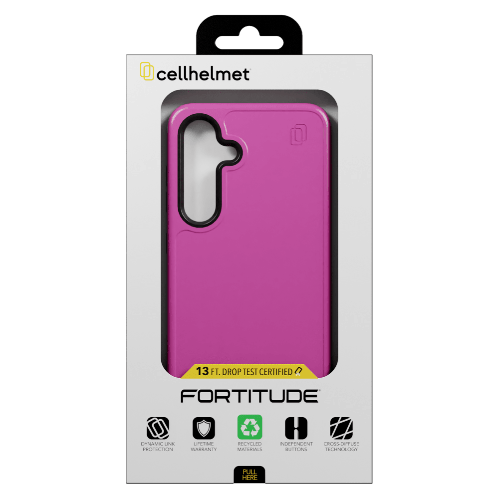 Wholesale cell phone accessory cellhelmet - Fortitude Case for Samsung Galaxy S24 - Vivid Magenta