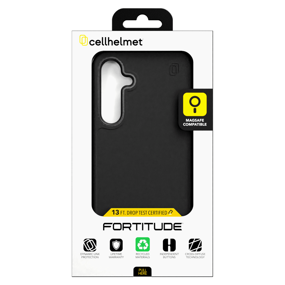 Wholesale cell phone accessory cellhelmet - Fortitude Case for Samsung Galaxy S24 FE - Onyx