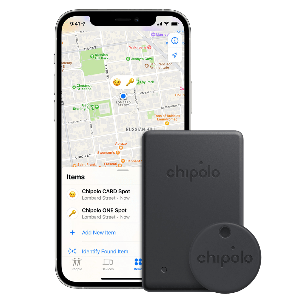 Wholesale cell phone accessory Chipolo - Spot Bundle for Apple Devices (1 Key and 1 Wallet