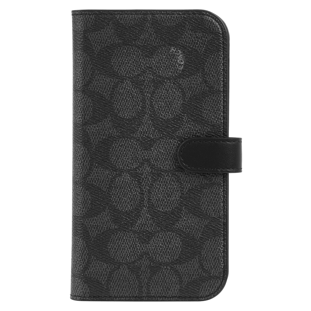 Wholesale cell phone accessory Coach - Folio Case for Apple iPhone 15 Pro Max - Signature C