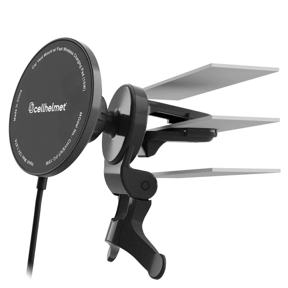 Wholesale cell phone accessory cellhelmet - Car Vent Mount with Fast Wireless Charging Pad