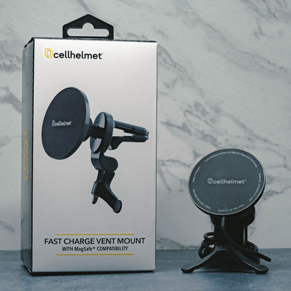 Wholesale cell phone accessory cellhelmet - Car Vent Mount with Fast Wireless Charging Pad