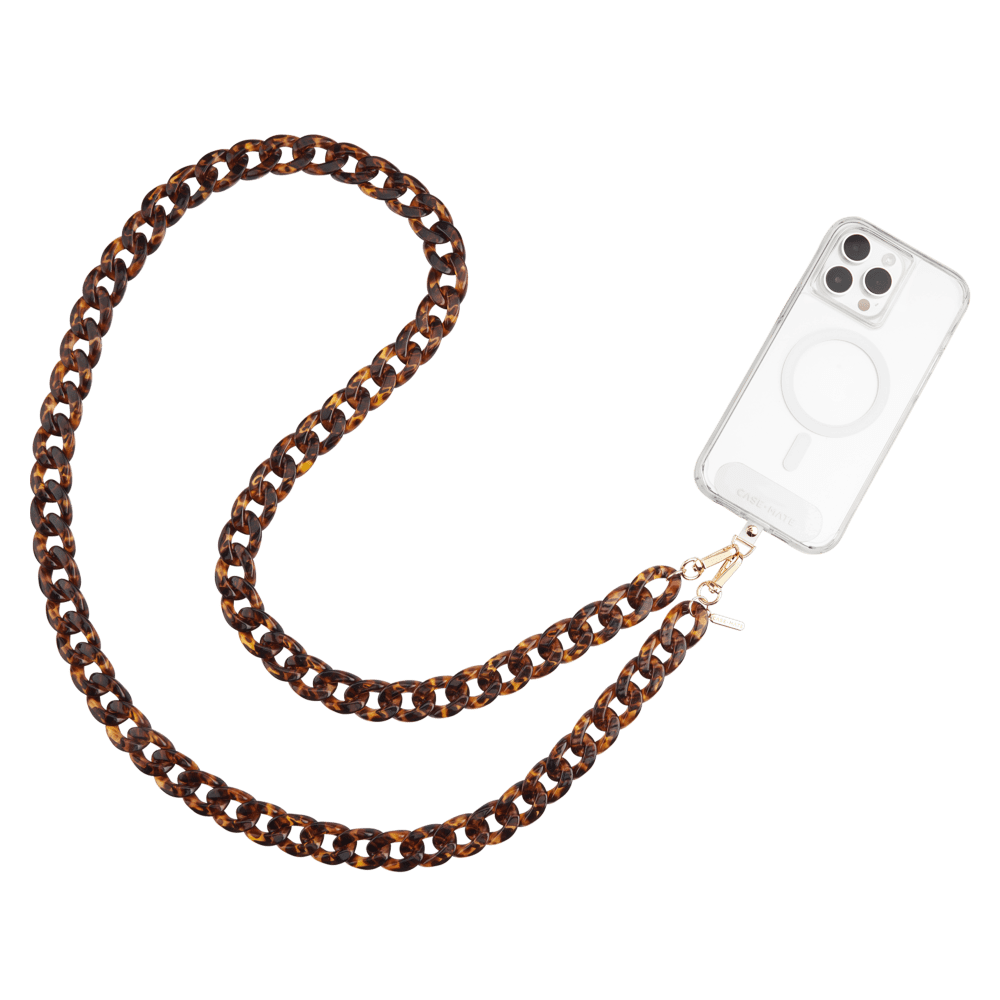 Wholesale cell phone accessory Case-Mate - Crossbody Phone Chain - Tortoiseshell