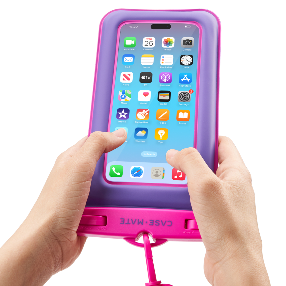 Wholesale cell phone accessory Case-Mate - Waterproof Floating Pouch - Purple and Fuchsia