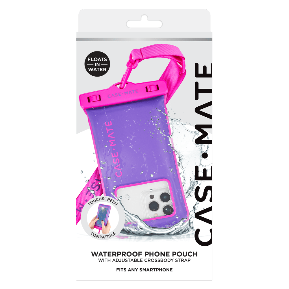 Wholesale cell phone accessory Case-Mate - Waterproof Floating Pouch - Purple and Fuchsia