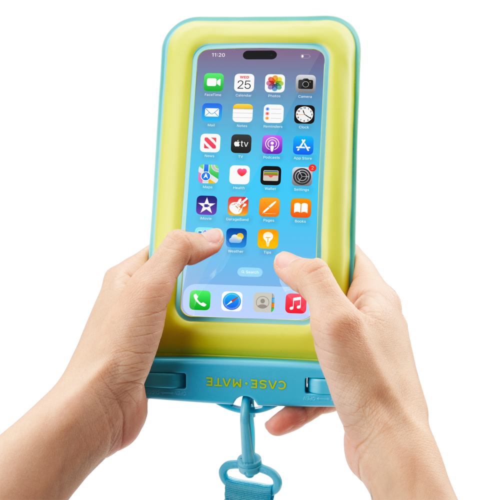 Wholesale cell phone accessory Case-Mate - Waterproof Floating Pouch - Lime and Blue