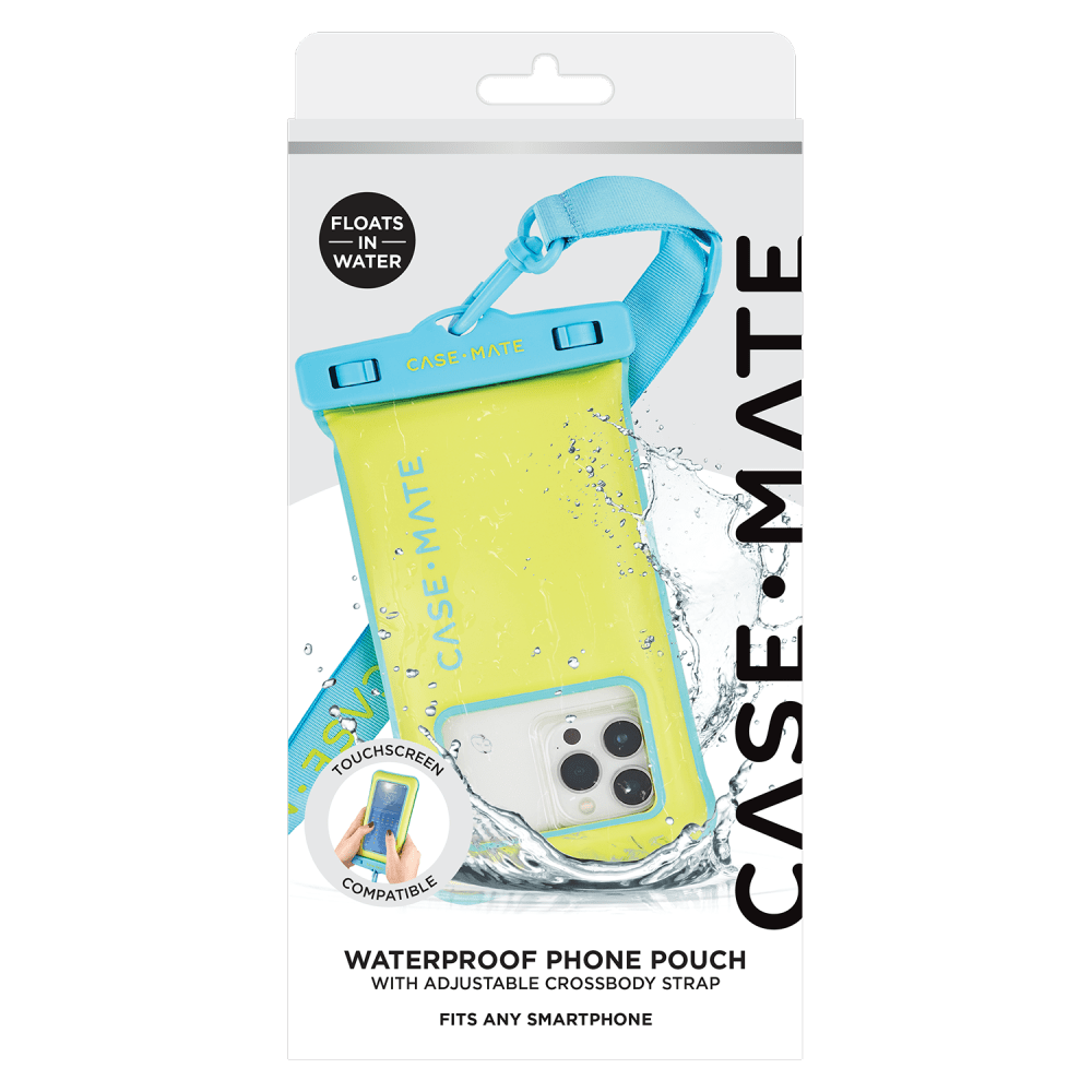 Wholesale cell phone accessory Case-Mate - Waterproof Floating Pouch - Lime and Blue