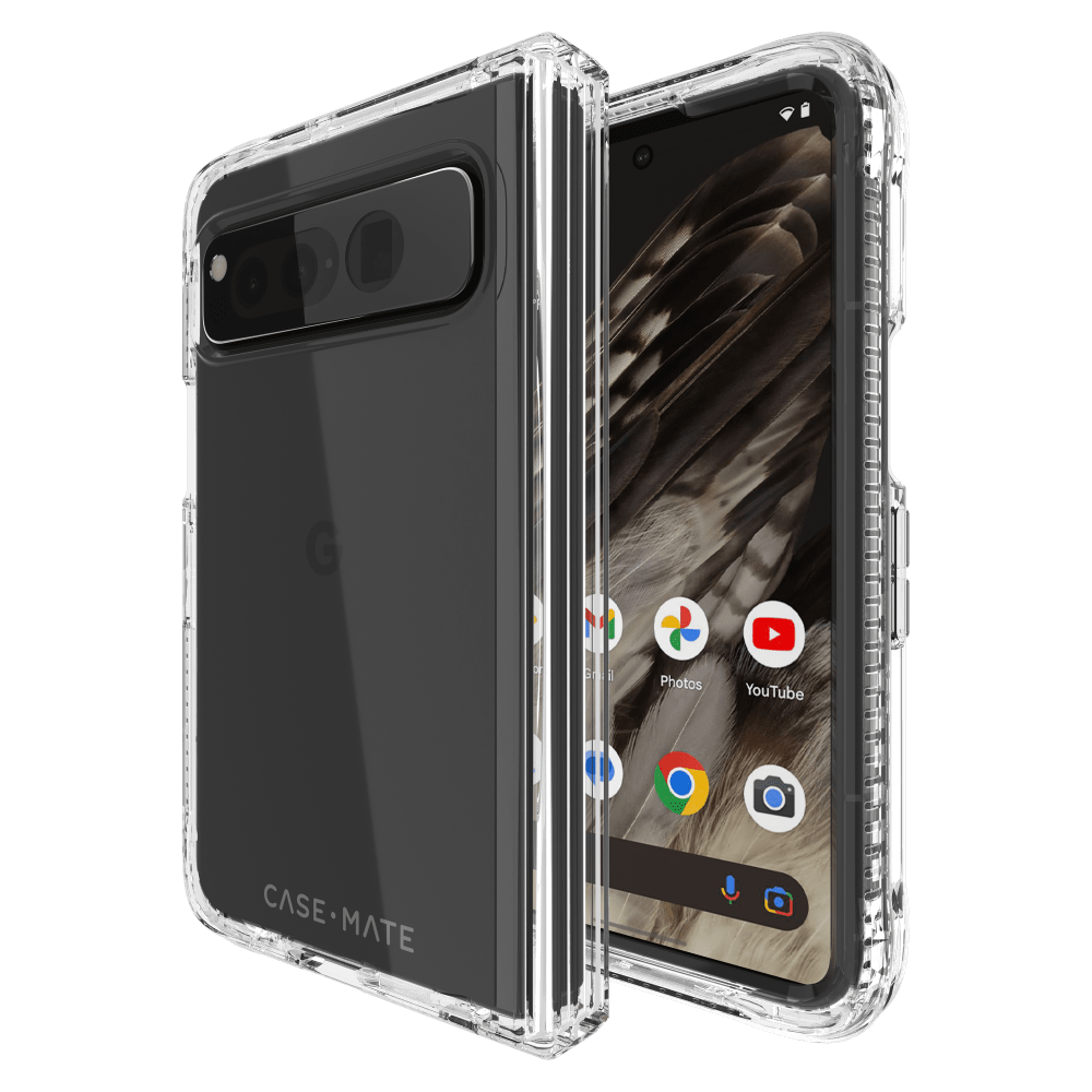 Wholesale cell phone accessory Case-Mate - Tough Case for Google Pixel Fold - Clear