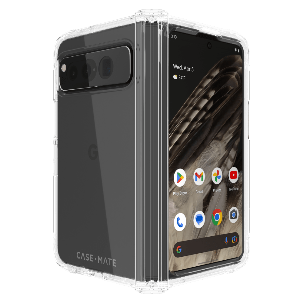 Wholesale cell phone accessory Case-Mate - Tough Case for Google Pixel Fold - Clear