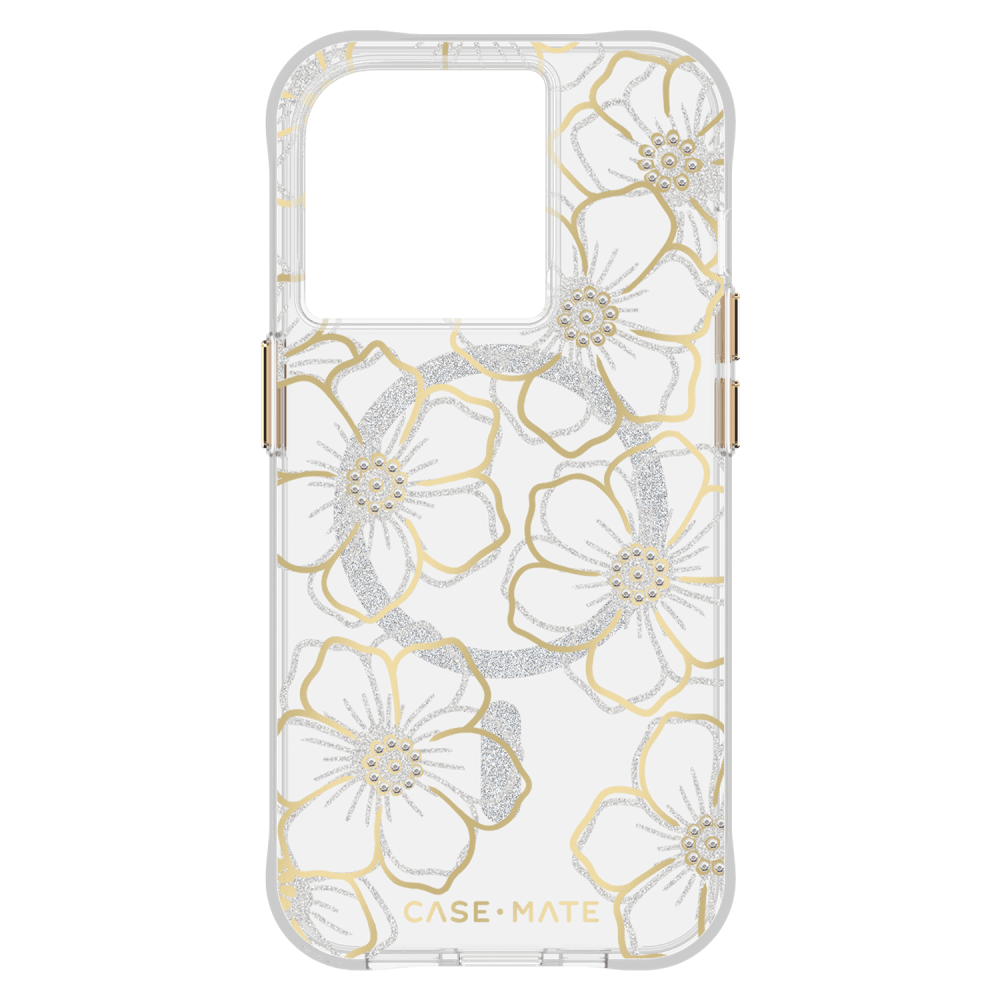 Wholesale cell phone accessory Case-Mate - Floral Gems MagSafe Case for Apple iPhone 15 Pro