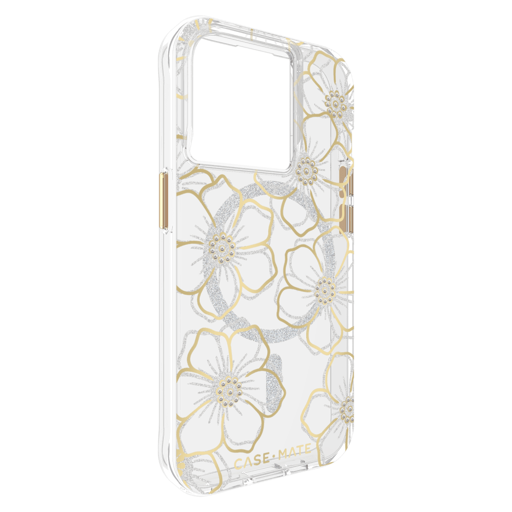 Wholesale cell phone accessory Case-Mate - Floral Gems MagSafe Case for Apple iPhone 15 Pro