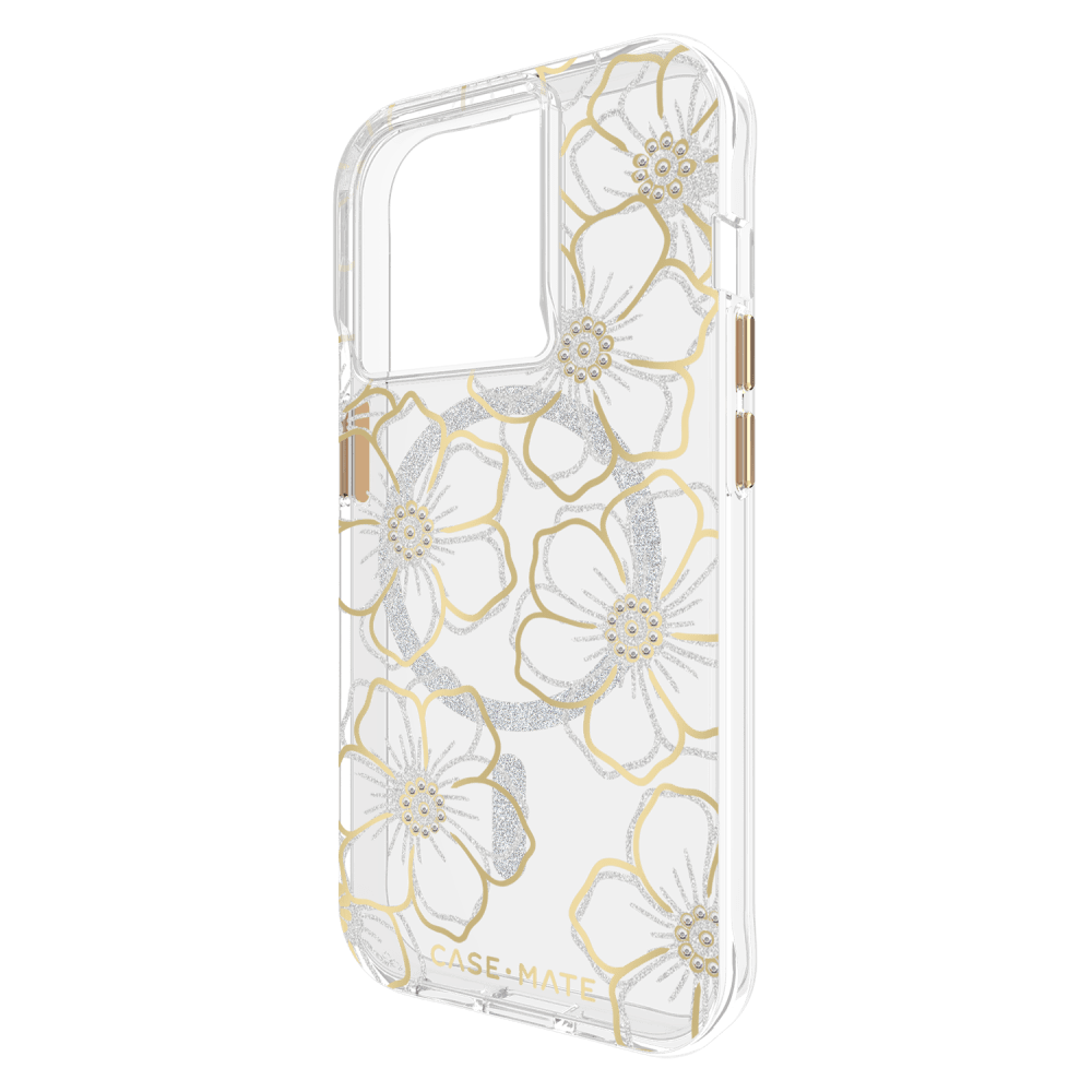 Wholesale cell phone accessory Case-Mate - Floral Gems MagSafe Case for Apple iPhone 15 Pro