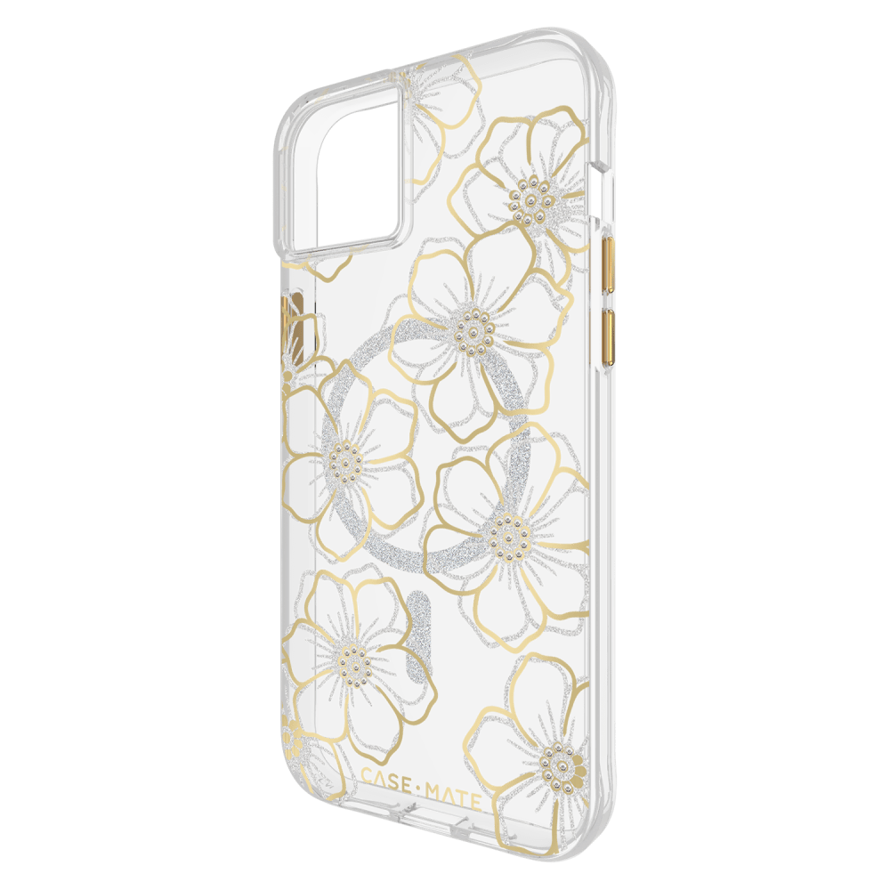 Wholesale cell phone accessory Case-Mate - Floral Gems MagSafe Case for Apple iPhone 15 Plus