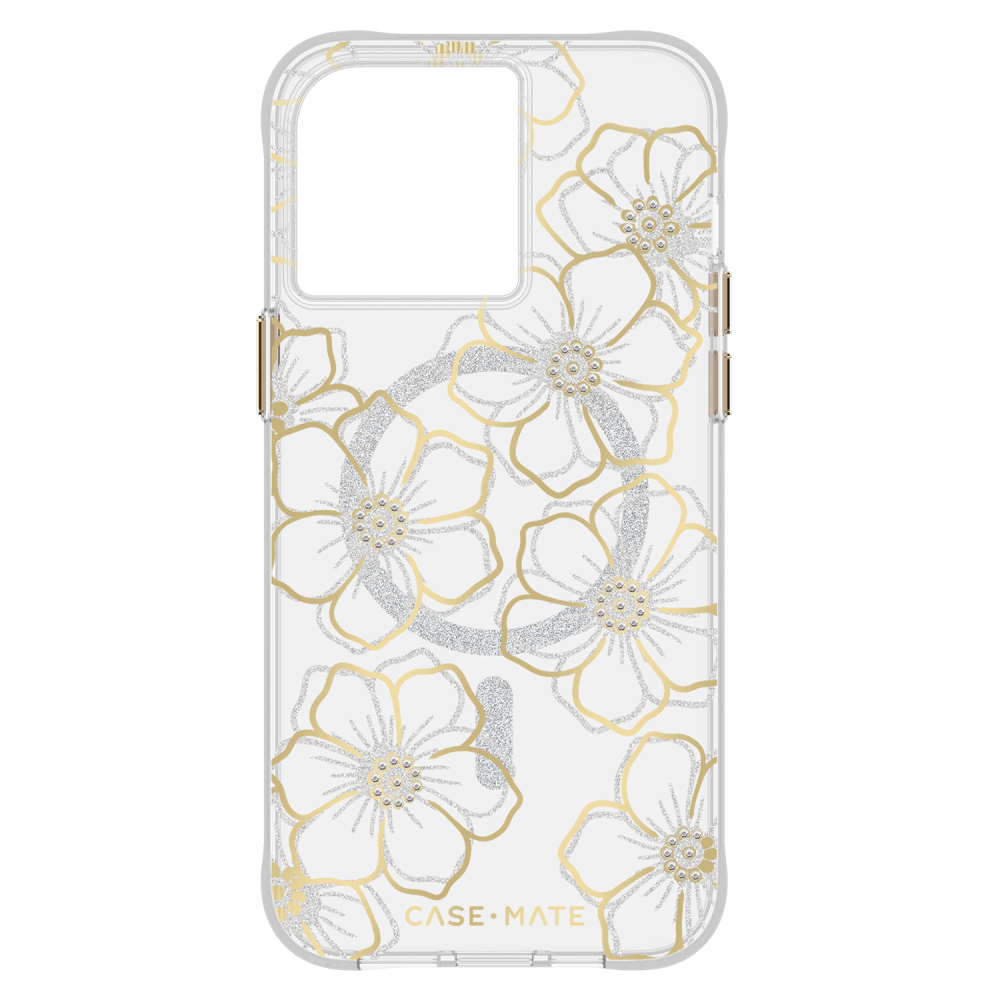 Wholesale cell phone accessory Case-Mate - Floral Gems MagSafe Case for Apple iPhone 15 Pro