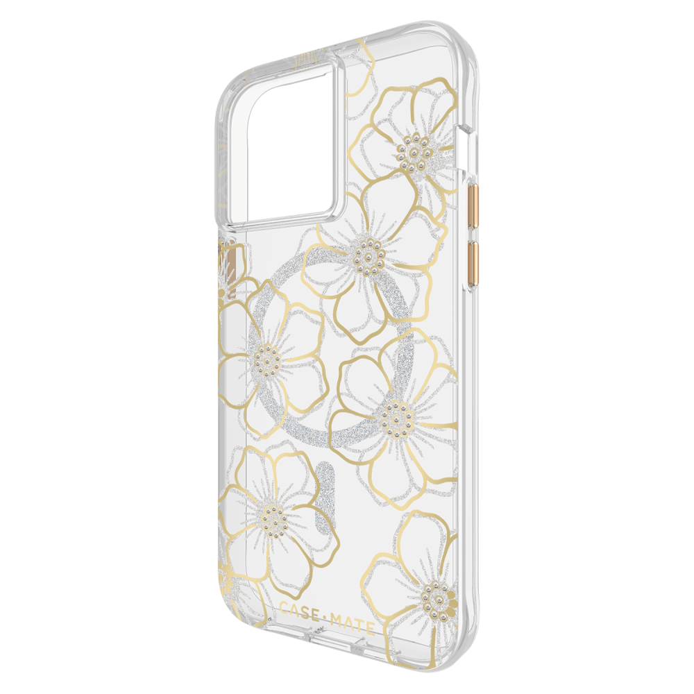 Wholesale cell phone accessory Case-Mate - Floral Gems MagSafe Case for Apple iPhone 15 Pro