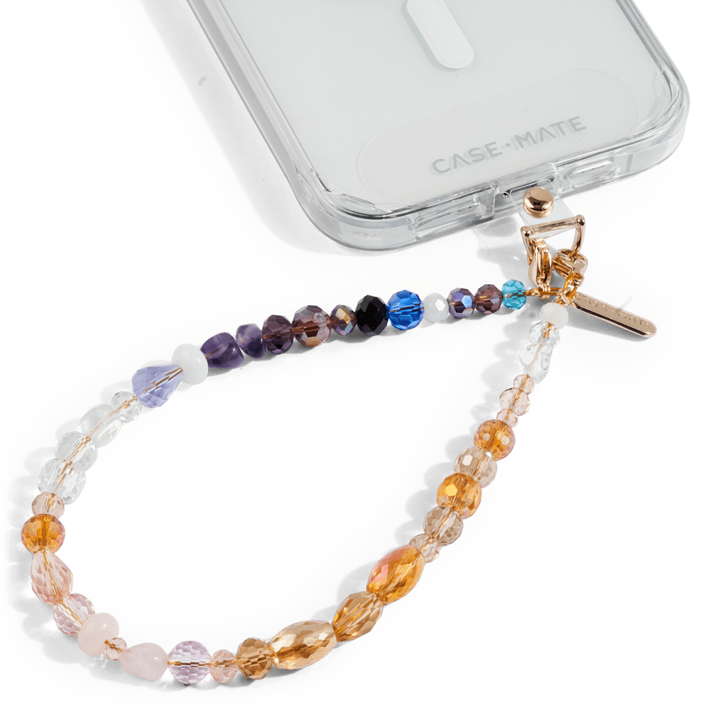 Wholesale cell phone accessory Case-Mate - Beaded Phone Wristlet - Boho Crystal