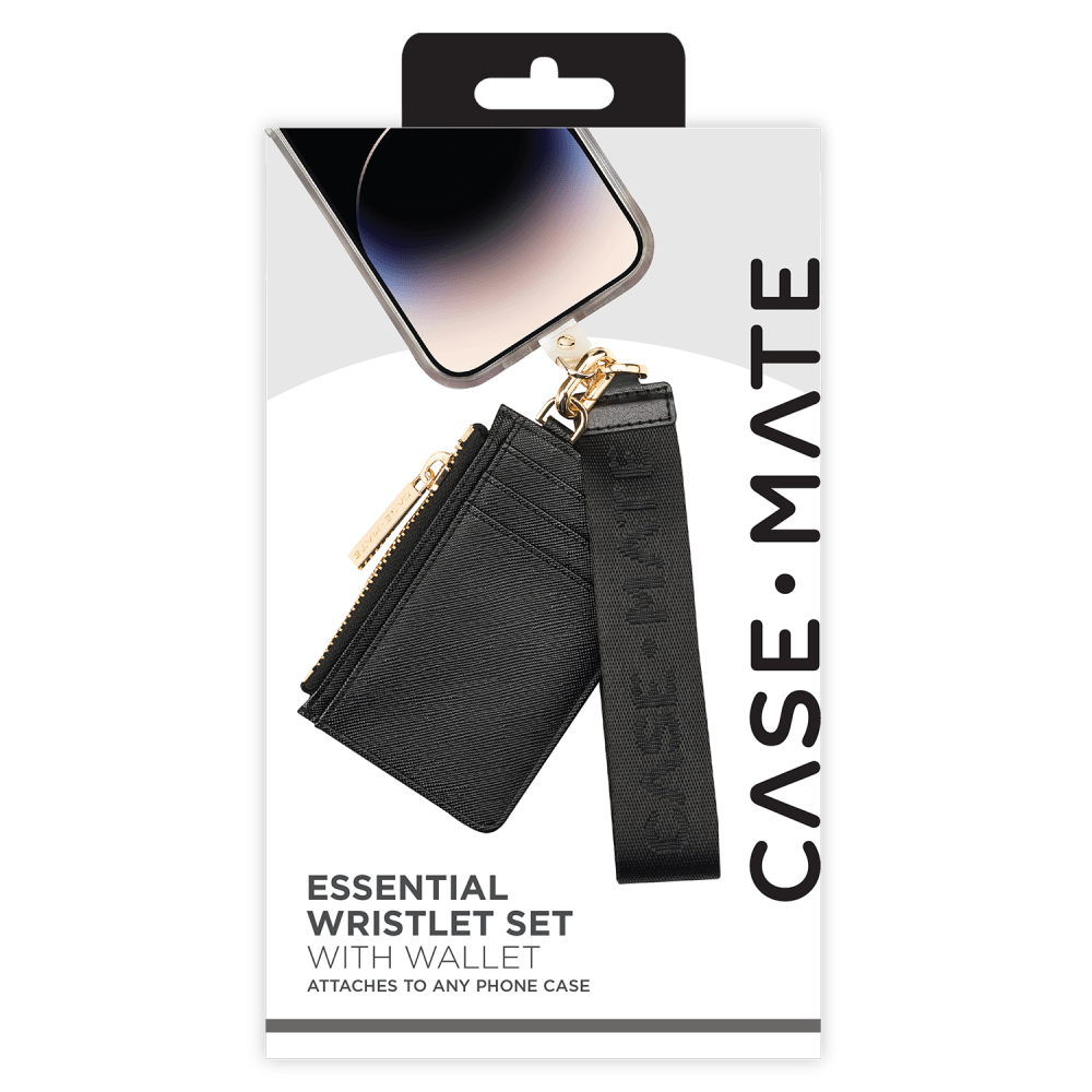 Wholesale cell phone accessory Case-Mate - Essential Phone Wristlet with Wallet - Black