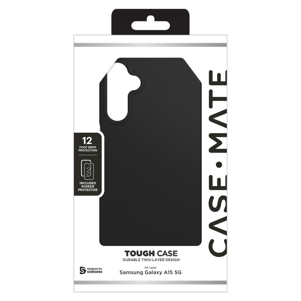 Wholesale cell phone accessory Case-Mate - Tough Case for Samsung Galaxy A15 5G - Black