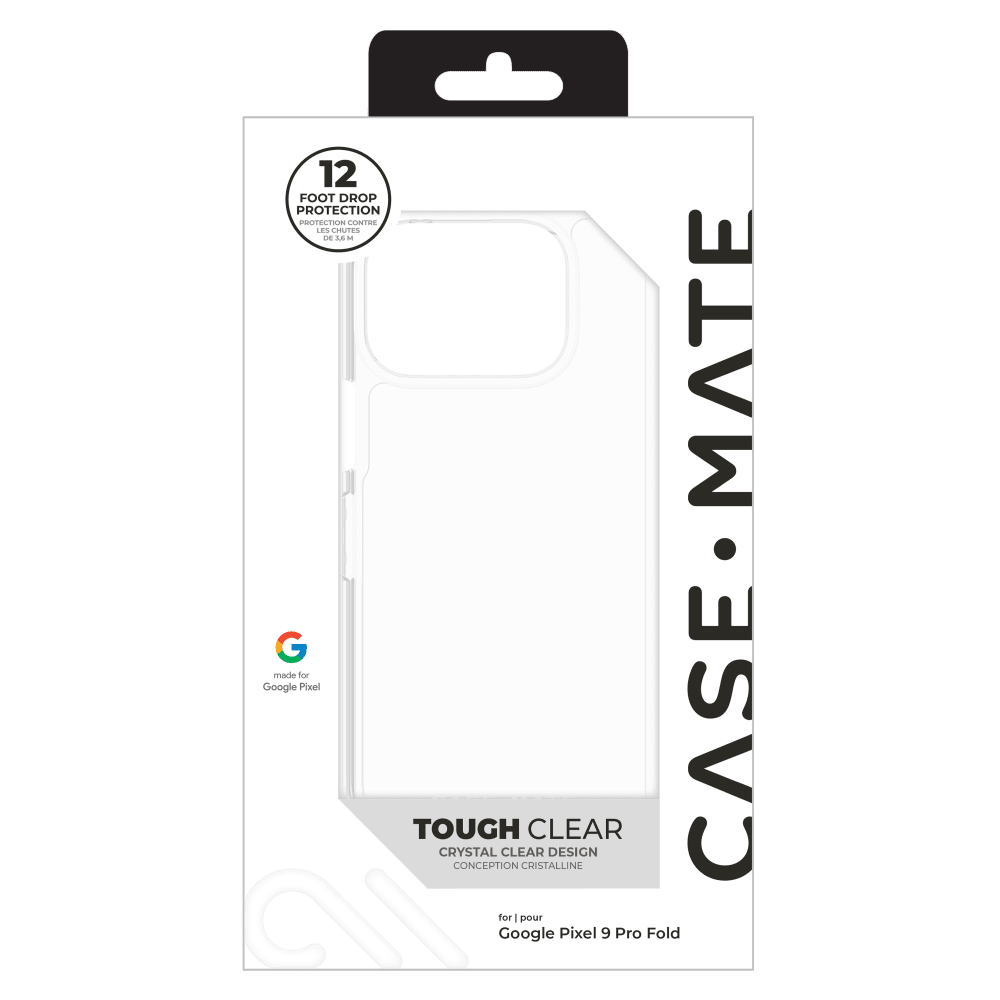 Wholesale cell phone accessory Case-Mate - Tough Case for Google Pixel 9 Pro Fold - Clear