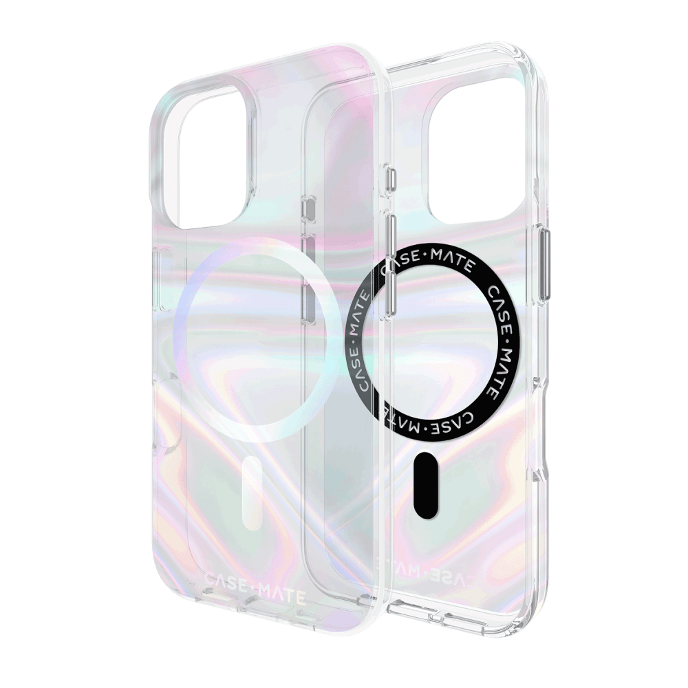 Wholesale cell phone accessory Case-Mate - Soap Bubble MagSafe Case for Apple iPhone 16 - Iridescent