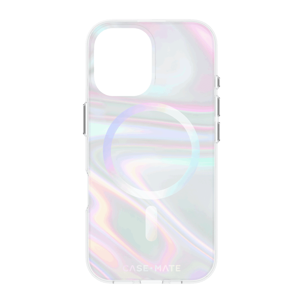 Wholesale cell phone accessory Case-Mate - Soap Bubble MagSafe Case for Apple iPhone 16 - Iridescent