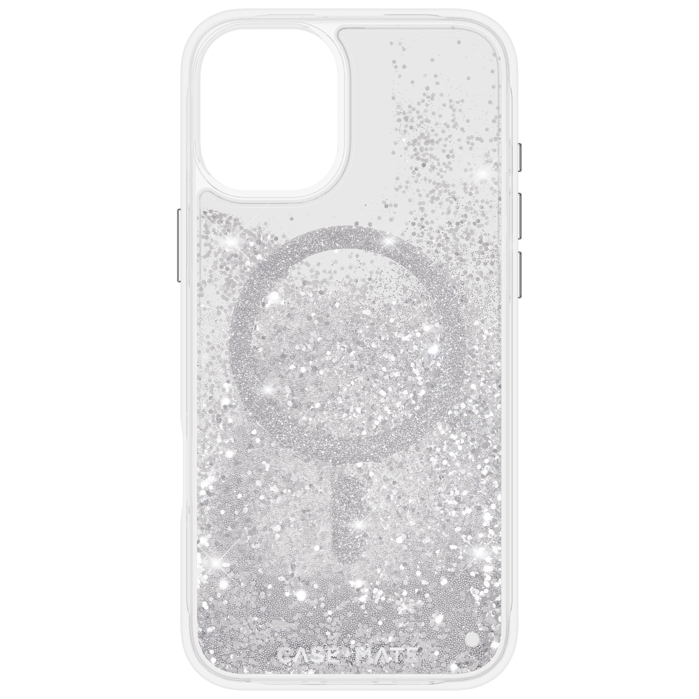 Wholesale cell phone accessory Case-Mate - Waterfall Case for Apple iPhone 16 Plus - Silver