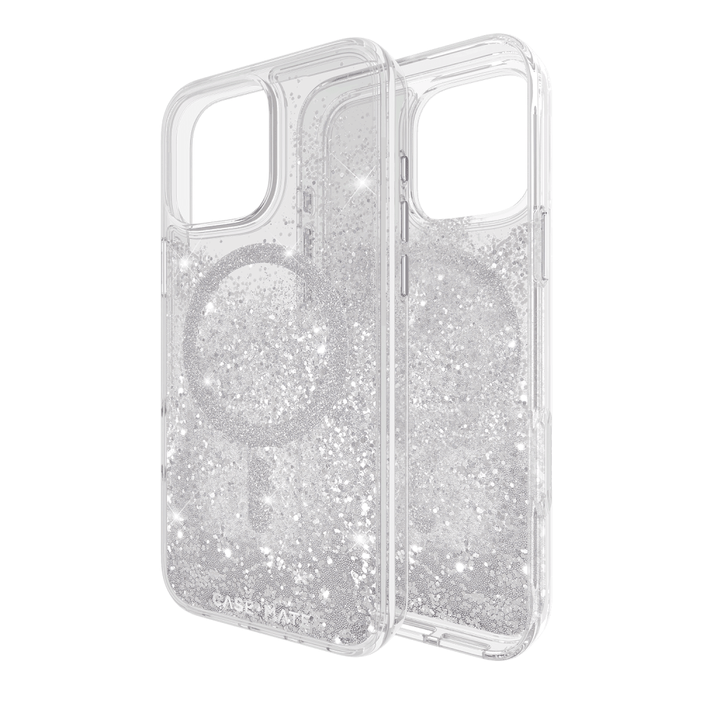 Wholesale cell phone accessory Case-Mate - Waterfall Case for Apple iPhone 16 Pro Max - Silver