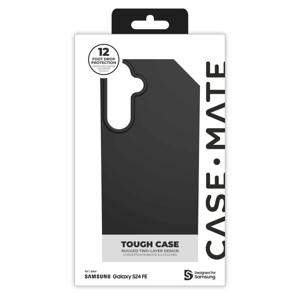 Wholesale cell phone accessory Case-Mate - Tough Case for Samsung Galaxy S24 FE - Black