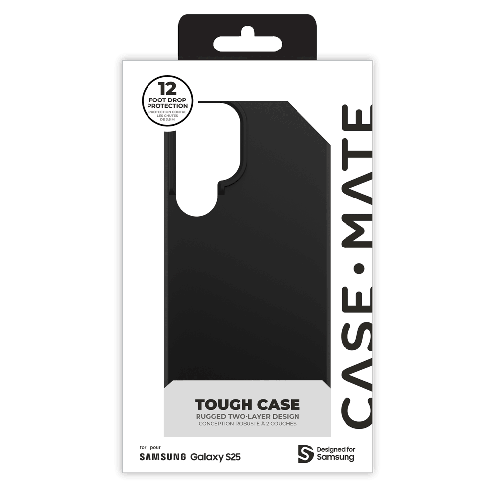 Wholesale cell phone accessory Case-Mate - Tough Case for Samsung Galaxy S25 - Black