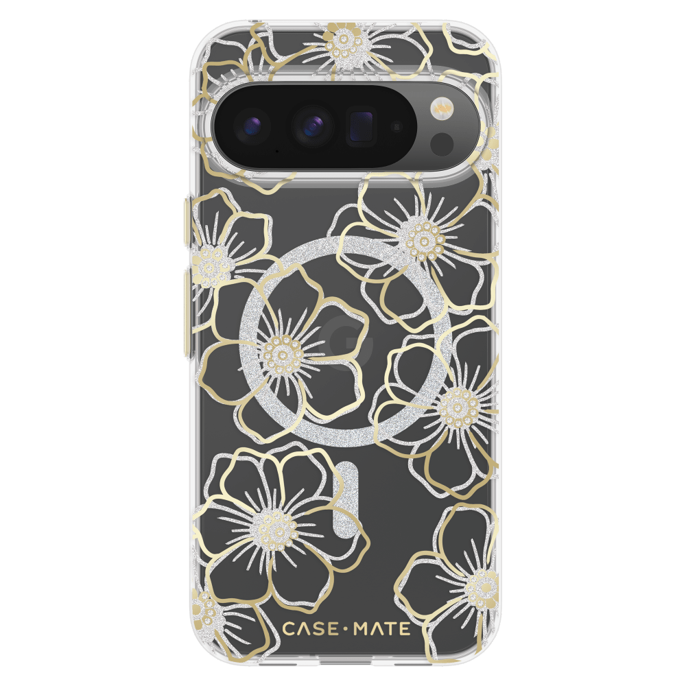 Wholesale cell phone accessory Case-Mate - Floral Gems Case with Magnet for Google Pixel 10
