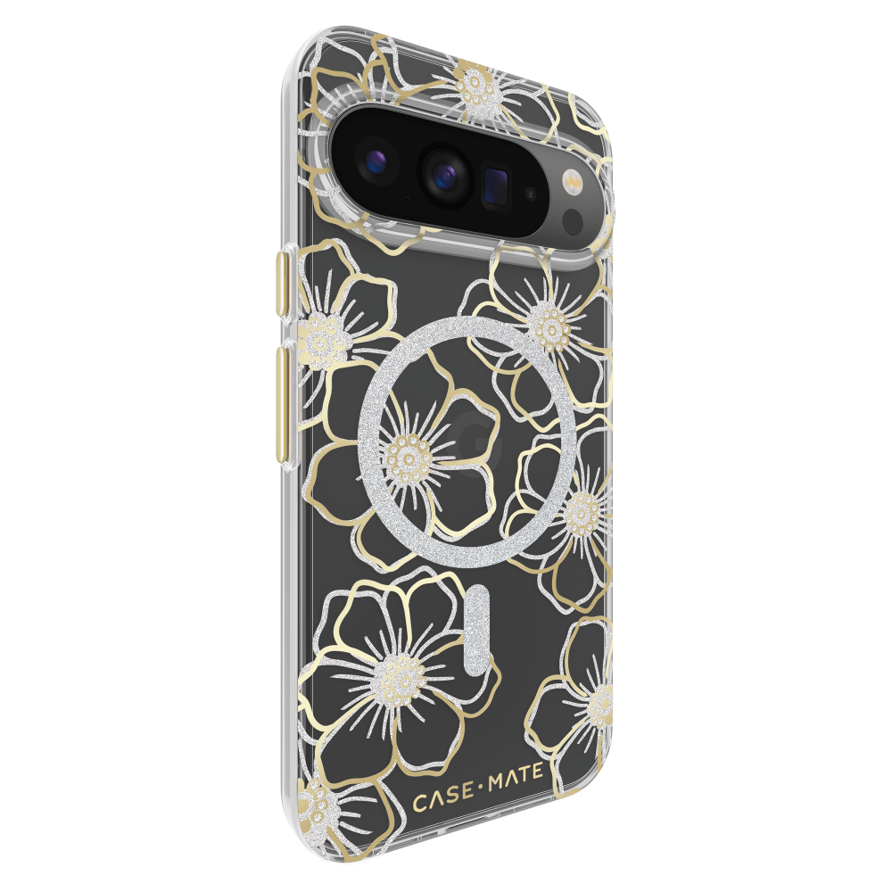 Wholesale cell phone accessory Case-Mate - Floral Gems Case with Magnet for Google Pixel 10