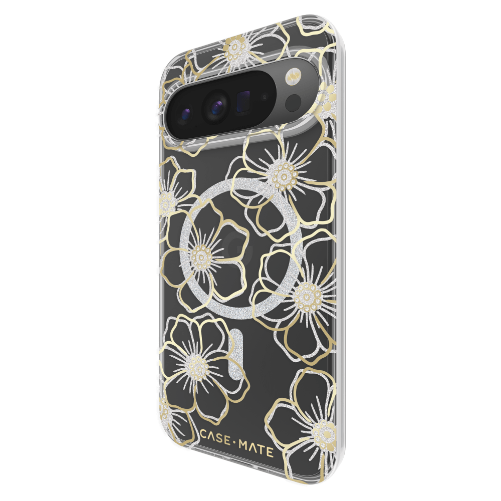 Wholesale cell phone accessory Case-Mate - Floral Gems Case with Magnet for Google Pixel 10