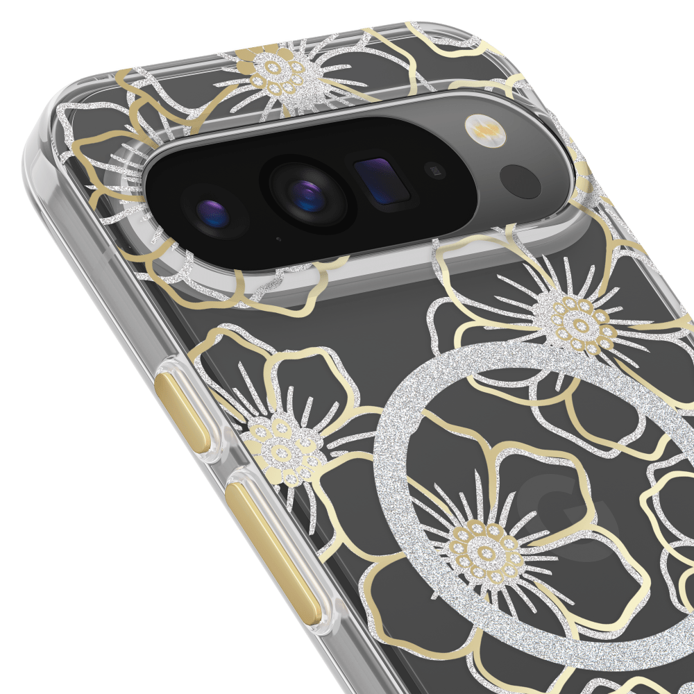 Wholesale cell phone accessory Case-Mate - Floral Gems Case with Magnet for Google Pixel 10