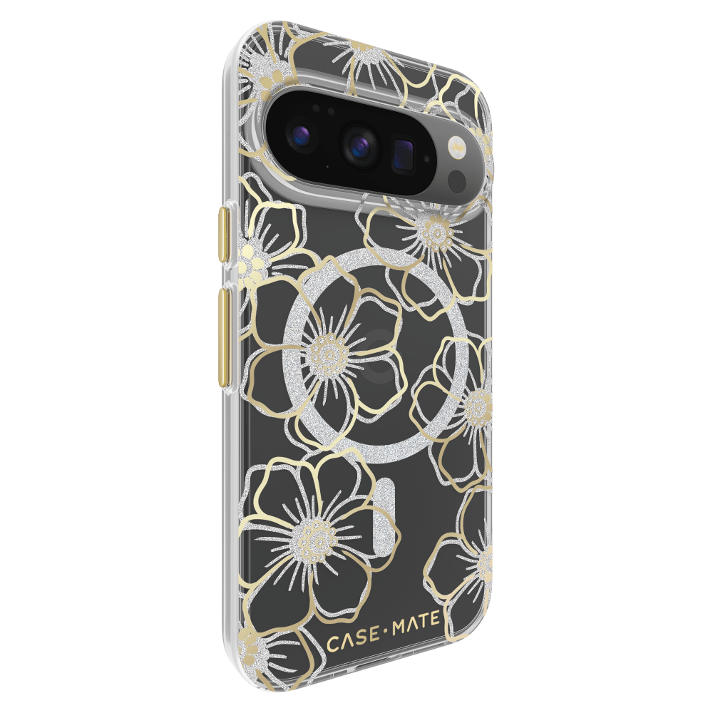 Wholesale cell phone accessory Case-Mate - Floral Gems Case with Magnet for Google Pixel 10