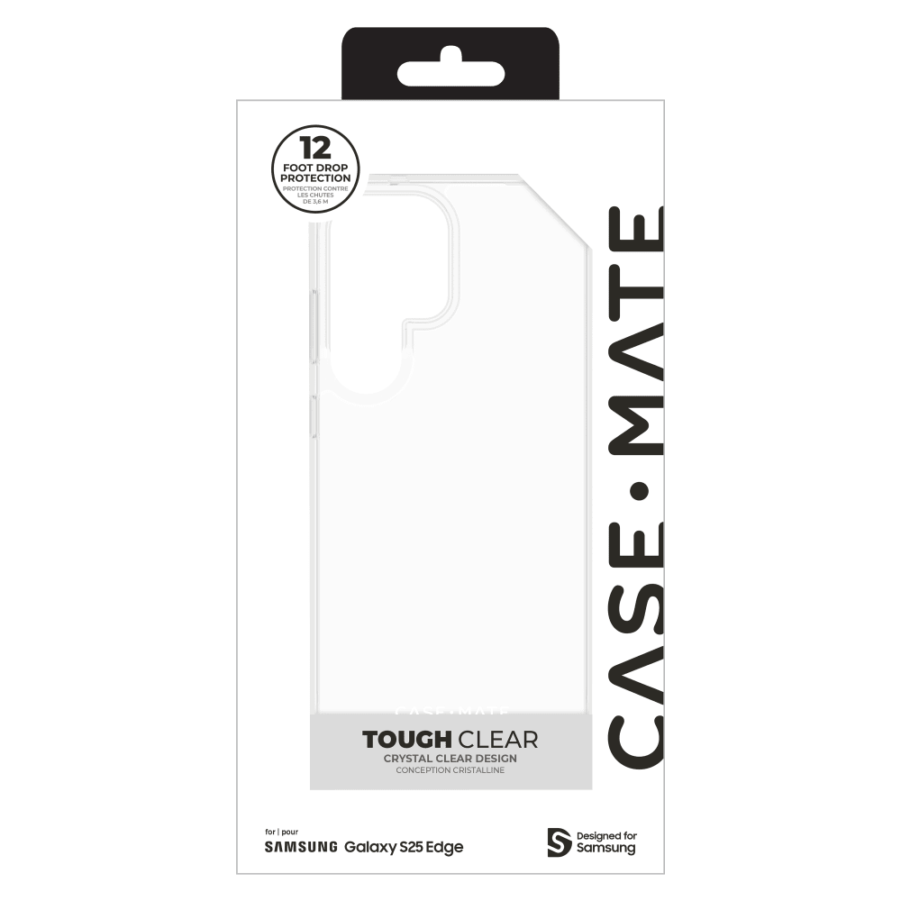Wholesale cell phone accessory Case-Mate - Tough Case for Samsung Galaxy S25 Edge - Clear