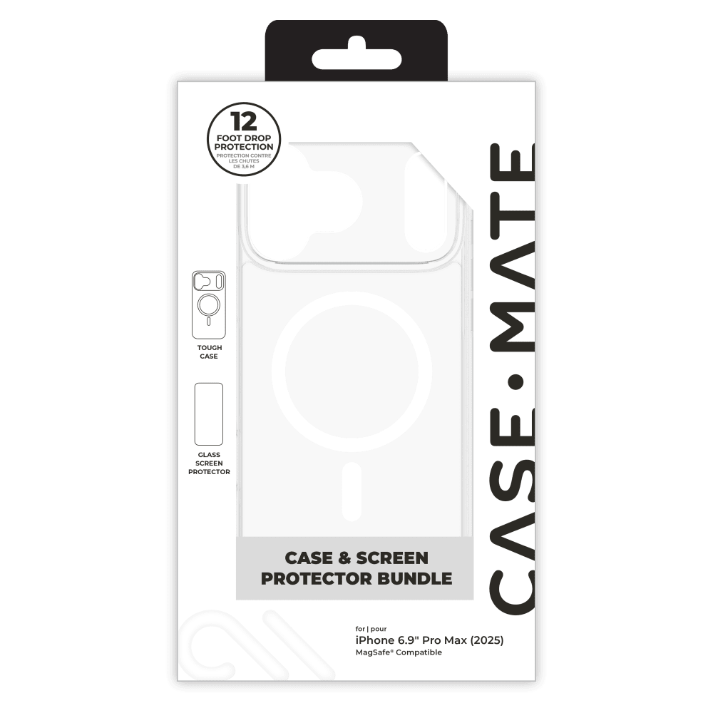 Wholesale cell phone accessory Case-Mate - Protection Pack Tough MagSafe Case and Glass Screen