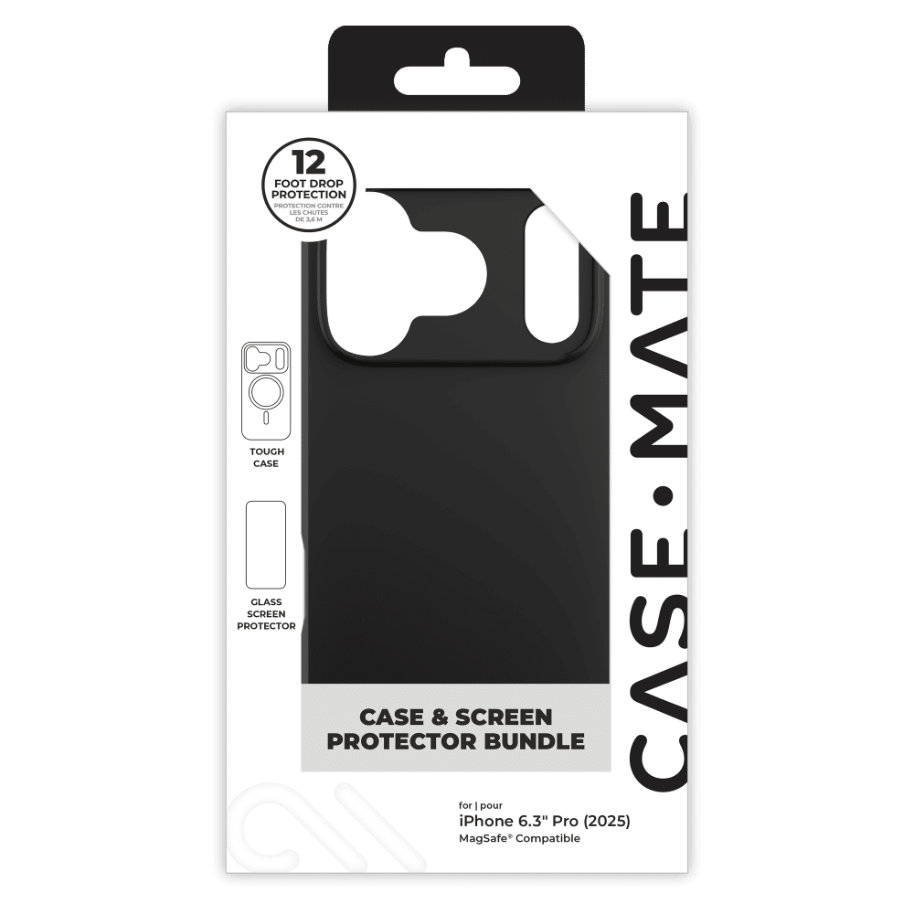 Wholesale cell phone accessory Case-Mate - Protection Pack Tough MagSafe Case and Glass Screen