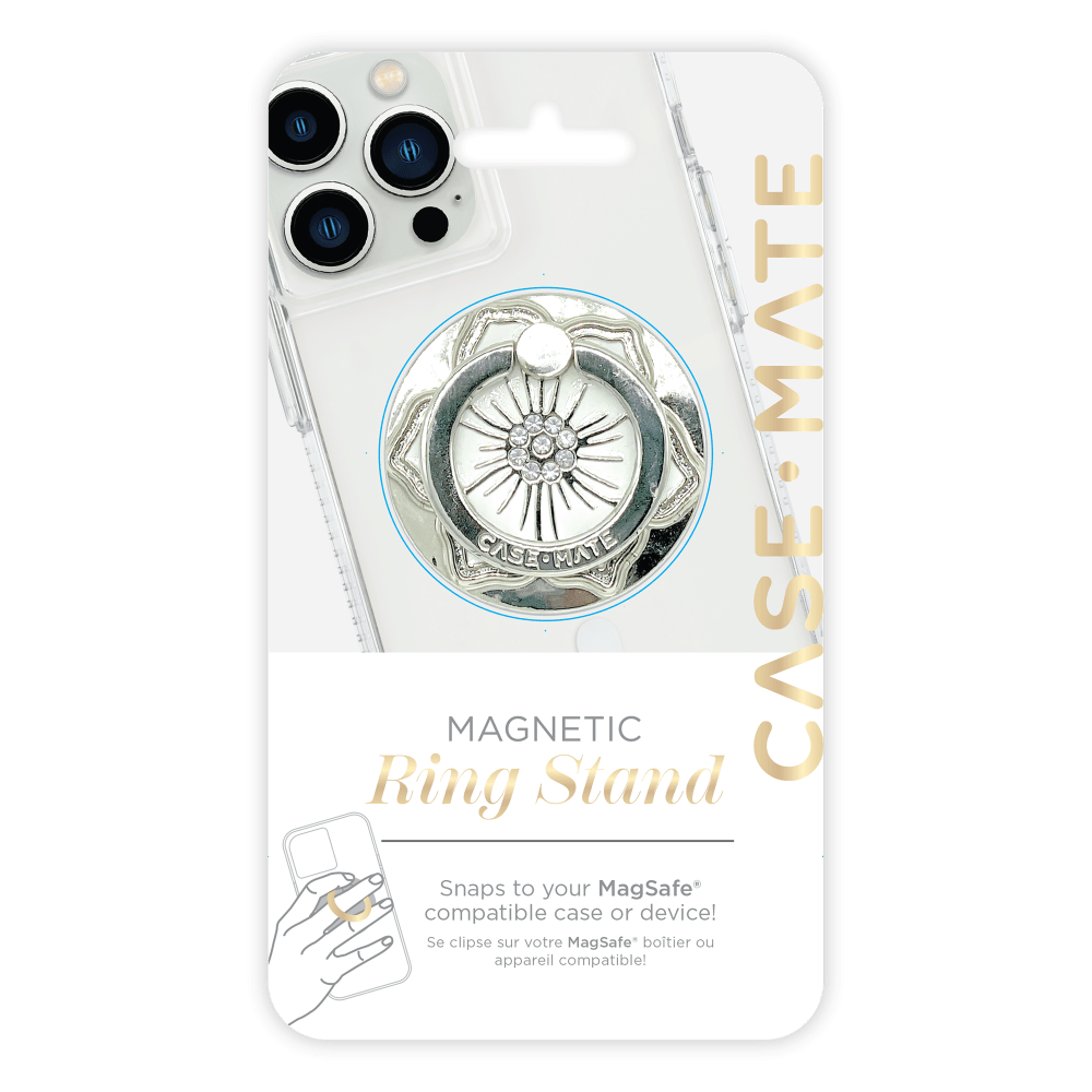Wholesale cell phone accessory Case-Mate - Floral Gems Magnetic Ring Stand - Floral Gems