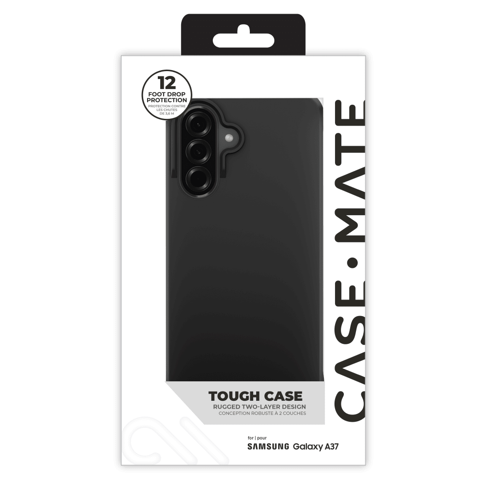 Wholesale cell phone accessory Case-Mate - Tough Case for Samsung Galaxy A37 5G - Black