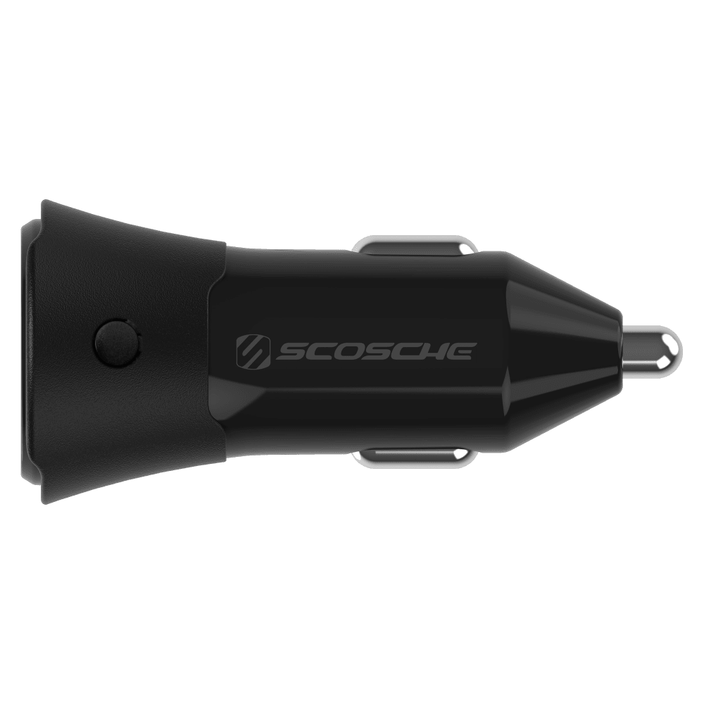 Wholesale cell phone accessory Scosche - Item Locator with Dual-Port 12V Charger 32W - Black