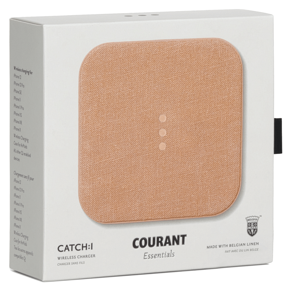 Wholesale cell phone accessory Courant - CATCH:1 Essentials Wireless Charging Pad - Camel