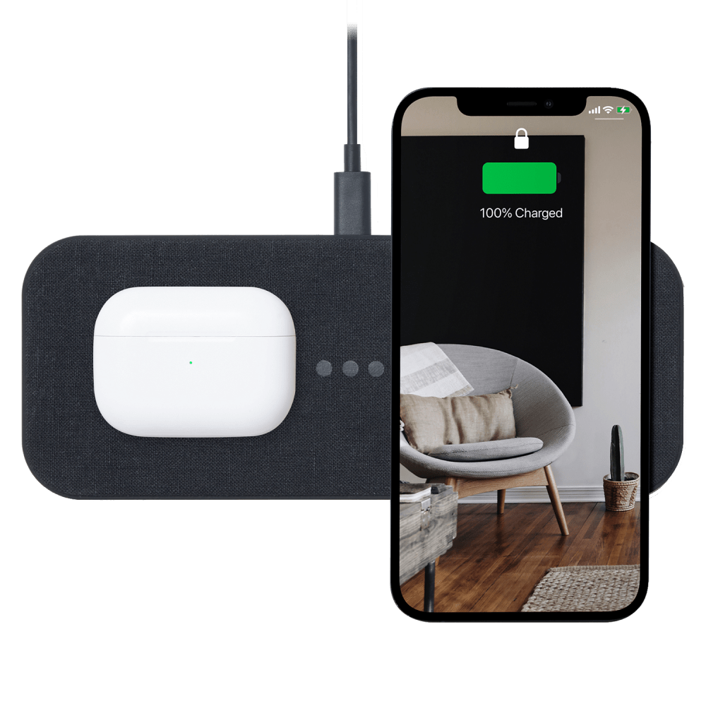 Wholesale cell phone accessory Courant - CATCH:2 Essentials Wireless Charging Pad - Charcoal