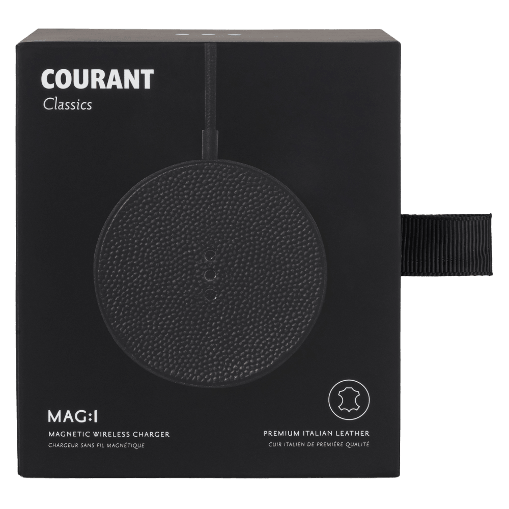 Wholesale cell phone accessory Courant - MAG:1 Classics Wireless MagSafe Charging Pad - Black