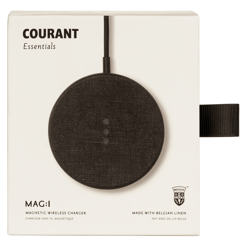 Wholesale cell phone accessory Courant - MAG:1 Essentials Wireless MagSafe Charging Pad - Charcoal