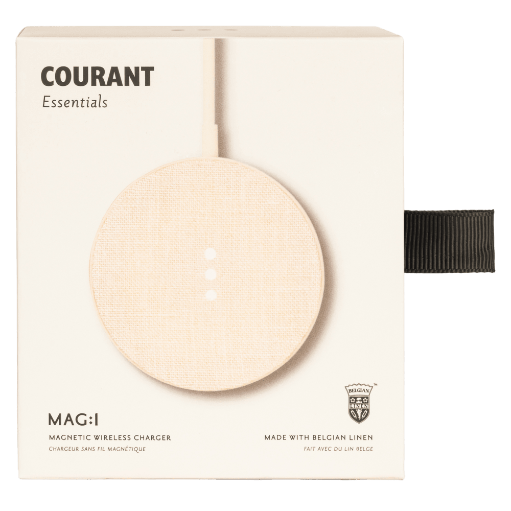 Wholesale cell phone accessory Courant - MAG:1 Essentials Wireless MagSafe Charging Pad - Natural