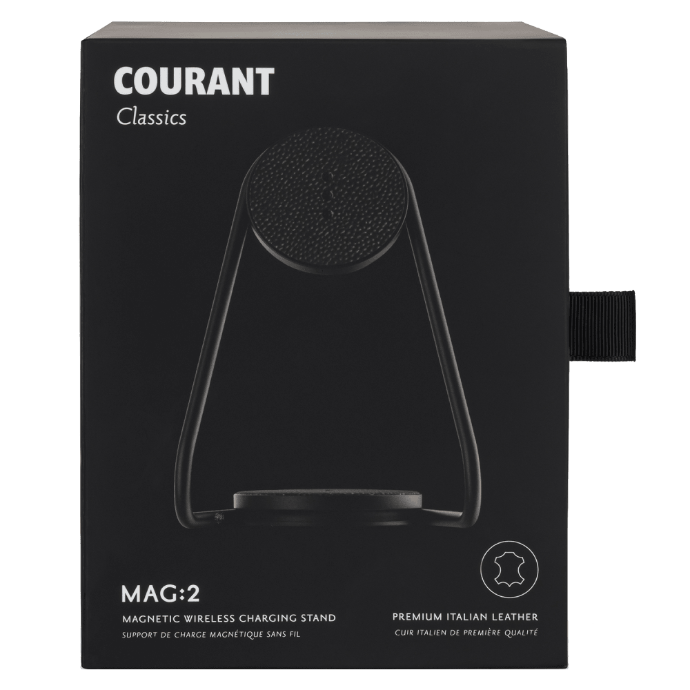 Wholesale cell phone accessory Courant - MAG:2 Classics Wireless MagSafe Charging Pad - Black