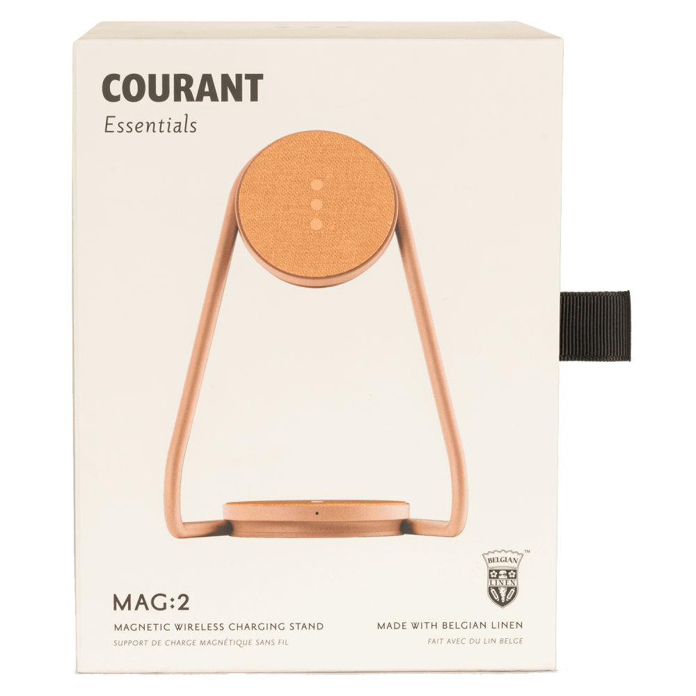 Wholesale cell phone accessory Courant - MAG:2 Essentials Wireless MagSafe Charging Pad - Camel