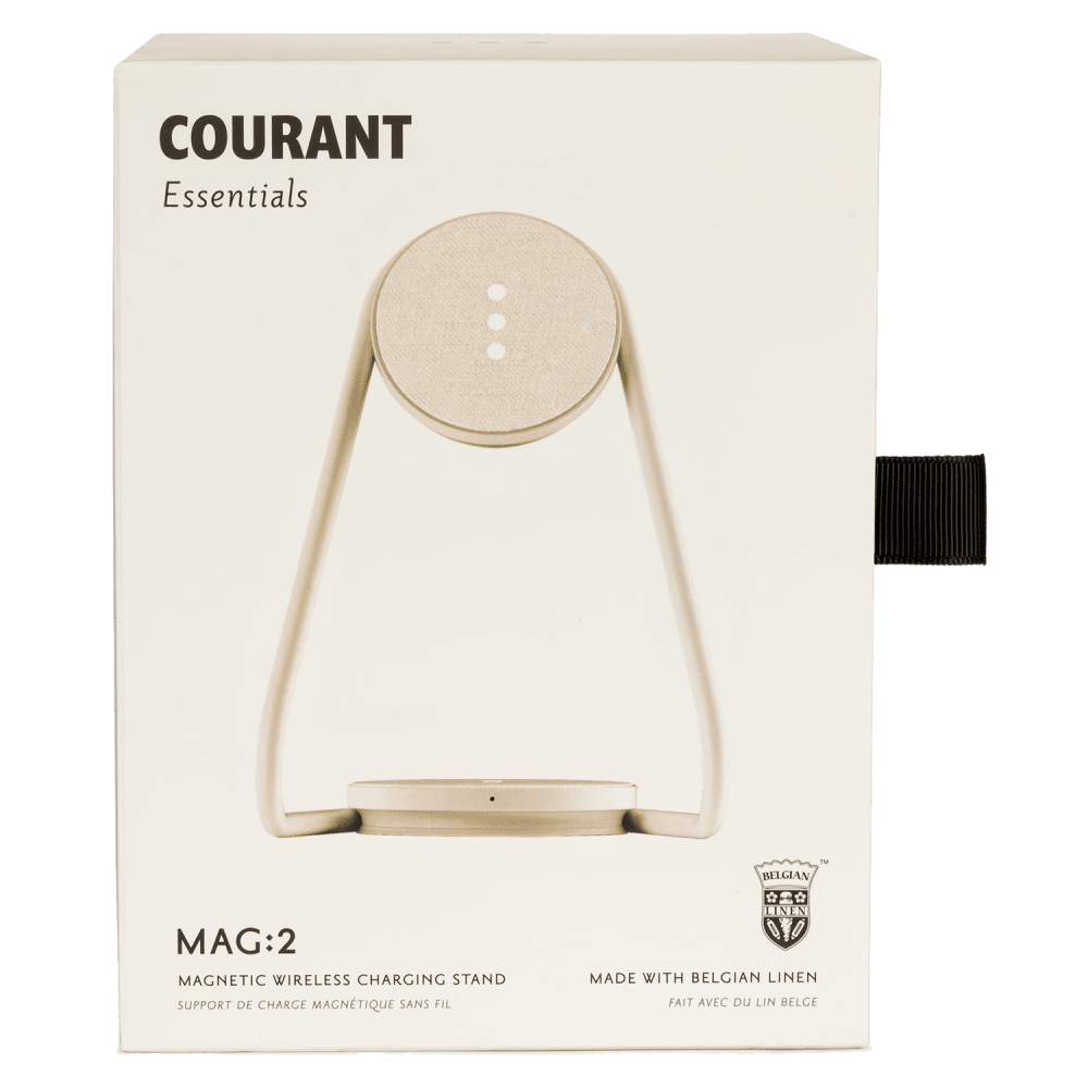 Wholesale cell phone accessory Courant - MAG:2 Essentials Wireless MagSafe Charging Pad - Natural